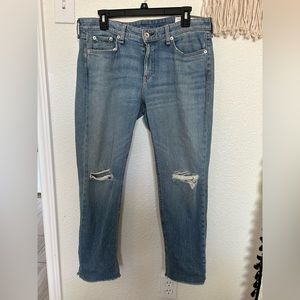 Rag & Bone Distressed Slim Boyfriend Jean | 29